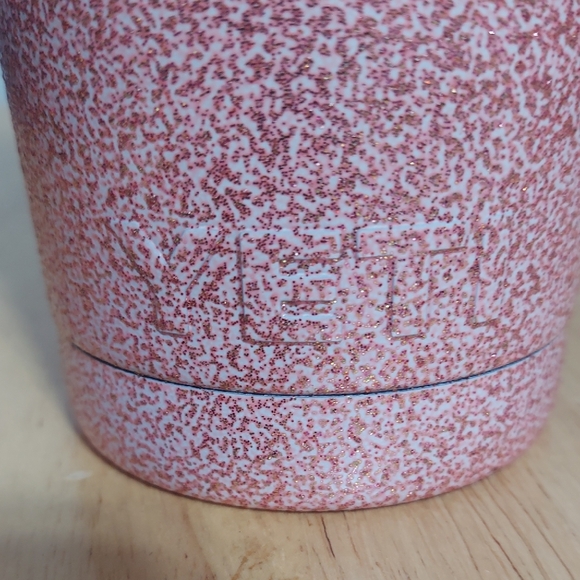 Yeti Customized Textured Glitter Pink Tumbler 30oz - Picture 2 of 5